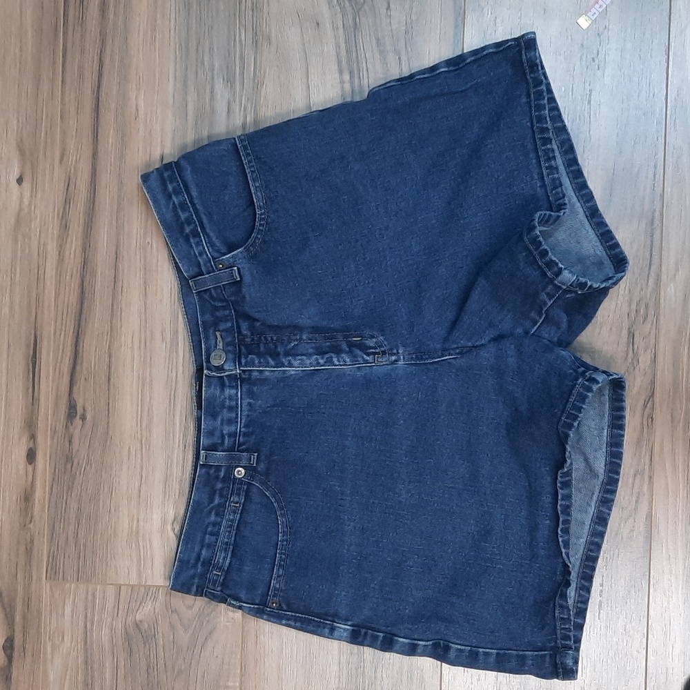 NY & Co Blue Denim Jean Shorts Size 14